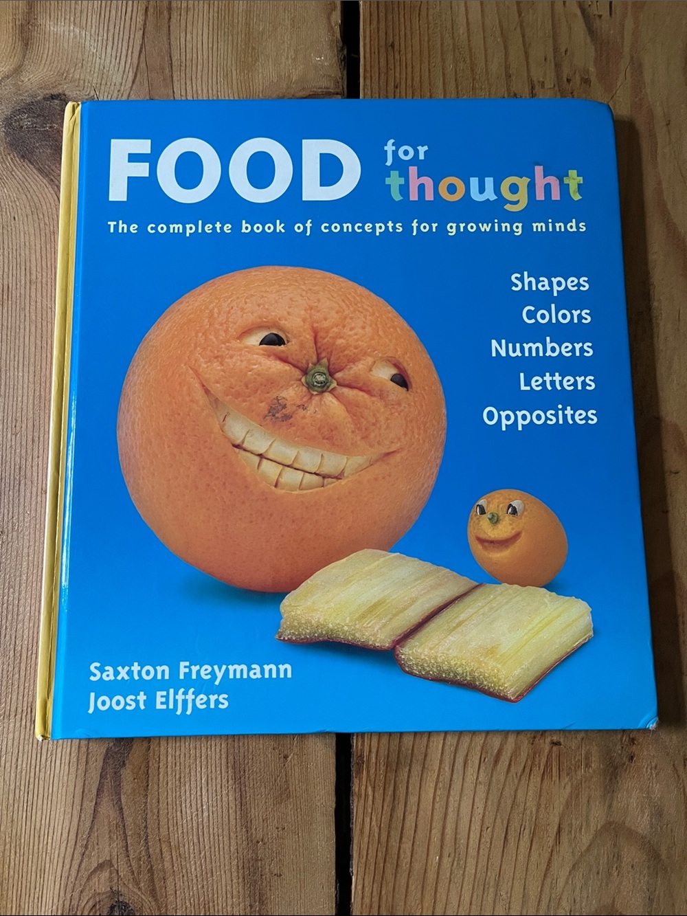 "Food For Thought" by Eeboo's Saxton Freymann Illustrated HC Book Food Art